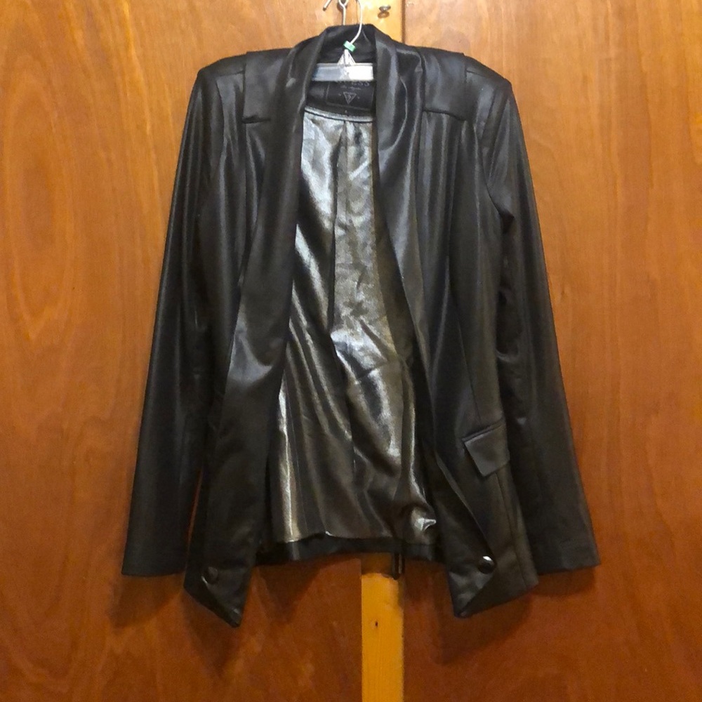 Black GUESS blazer jacket size 4